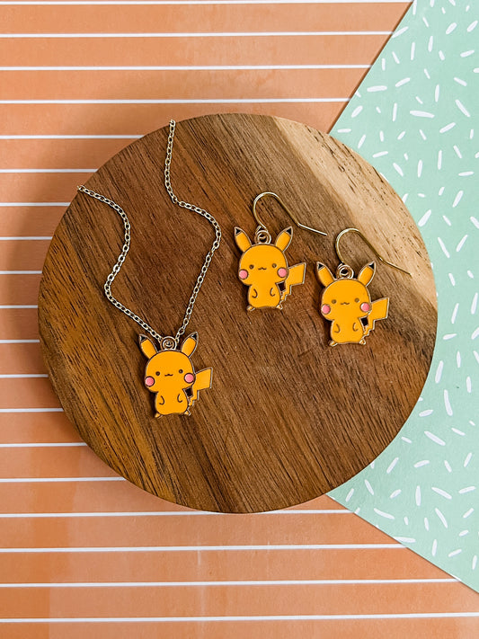 Catch Me if You Can Necklace and Earrings