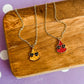 Cool Cat Watermelon Necklace and Earrings