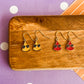 Cool Cat Watermelon Necklace and Earrings