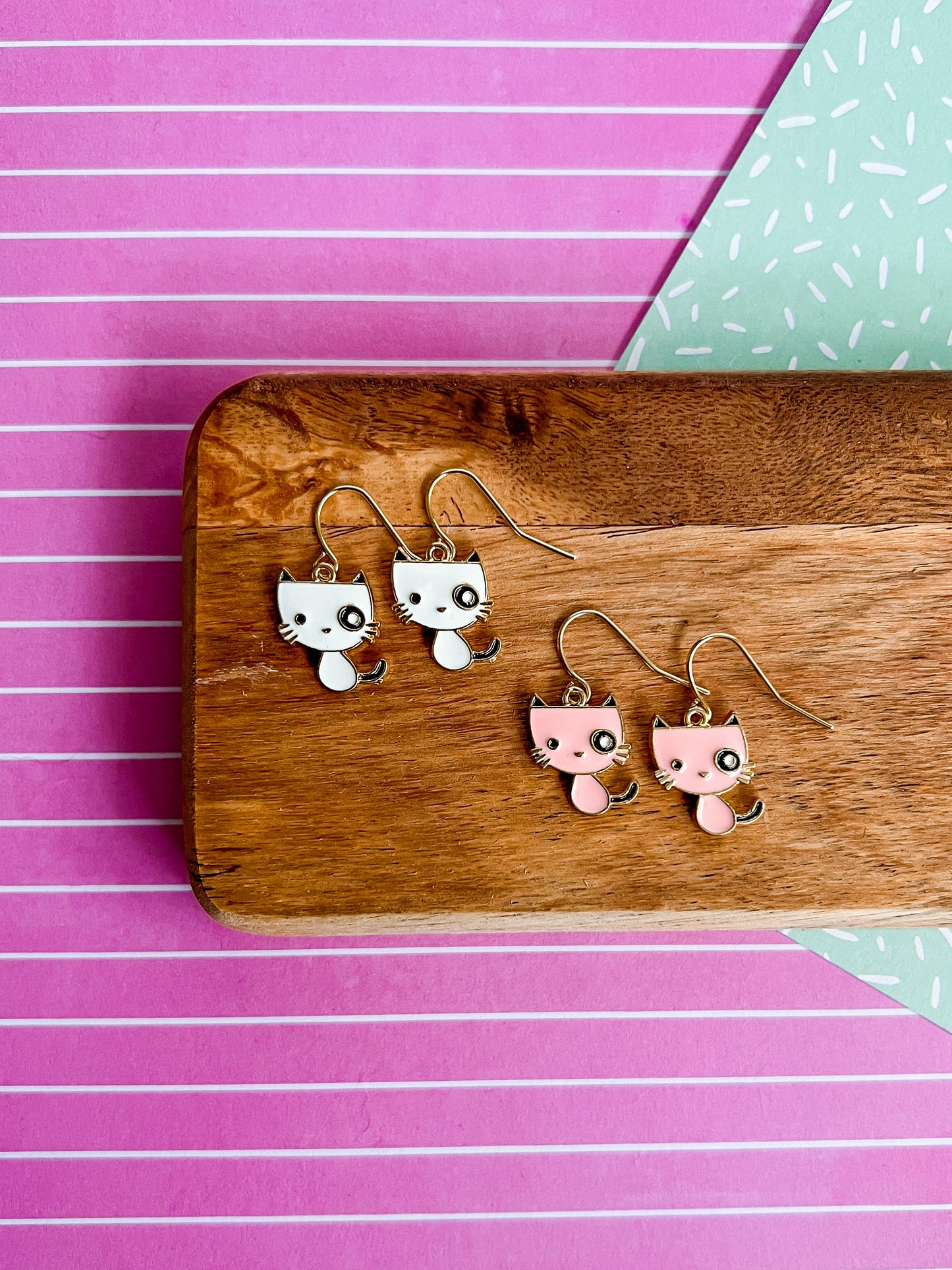 Biscuit the Kitten Necklace and Earrings