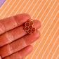 Honey Hex Necklace and Earrings