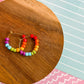 Skittles Hoop Earrings