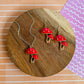 Marty the Mushroom Necklace and Earrings