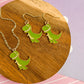 Tabitha T-Rex Necklace and Earrings