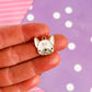 Beatrice the Bulldog Necklace and Earrings