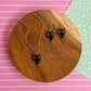 Pepper the Cat Necklace and Earrings