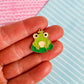 Fredrick the Frog Necklace and Earrings